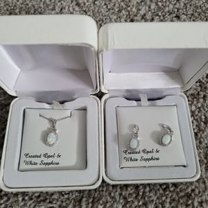 NWT Opal & Silver Jewelry